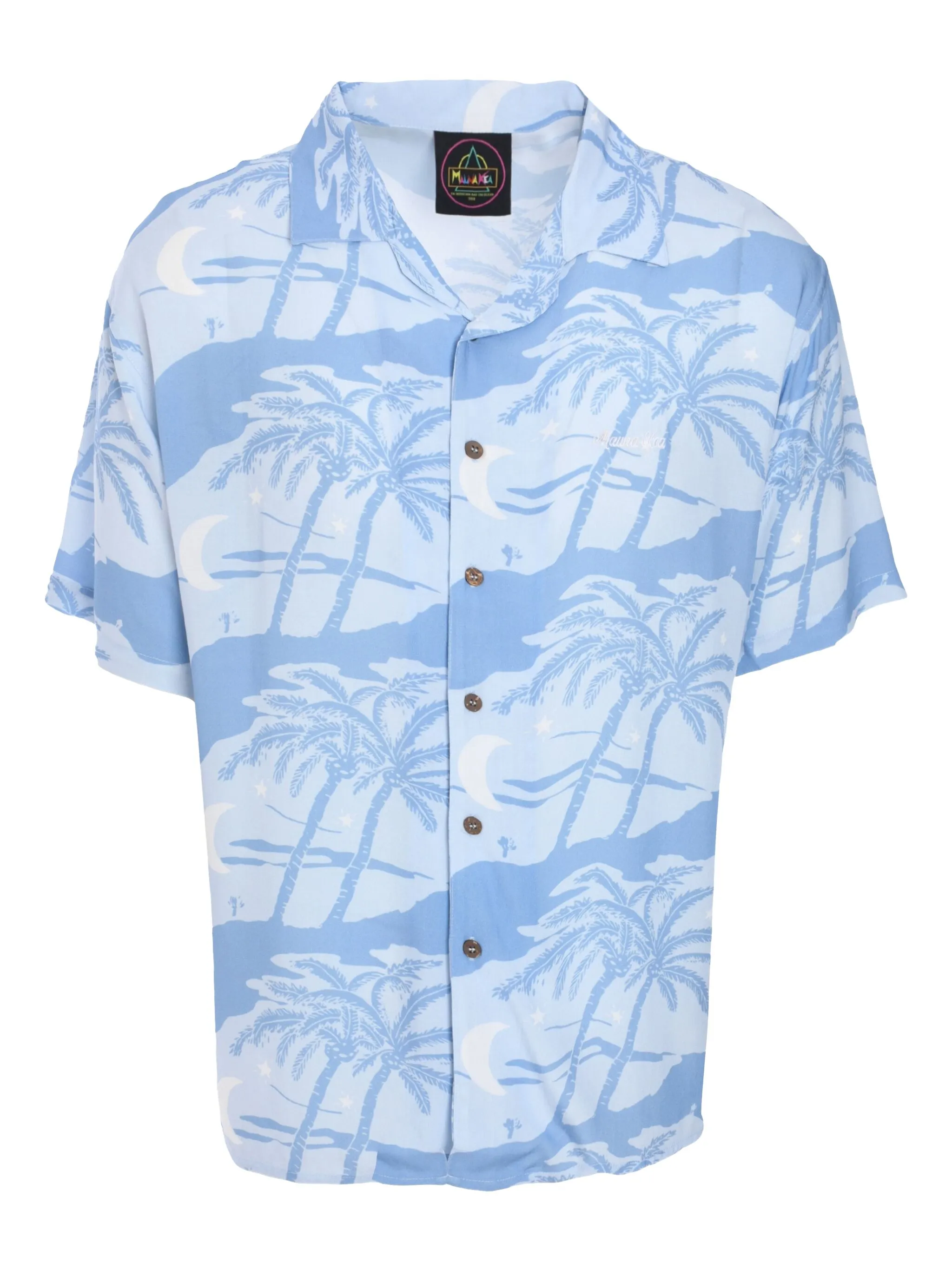 

Рубашка с принтом Mauna Kea, синий