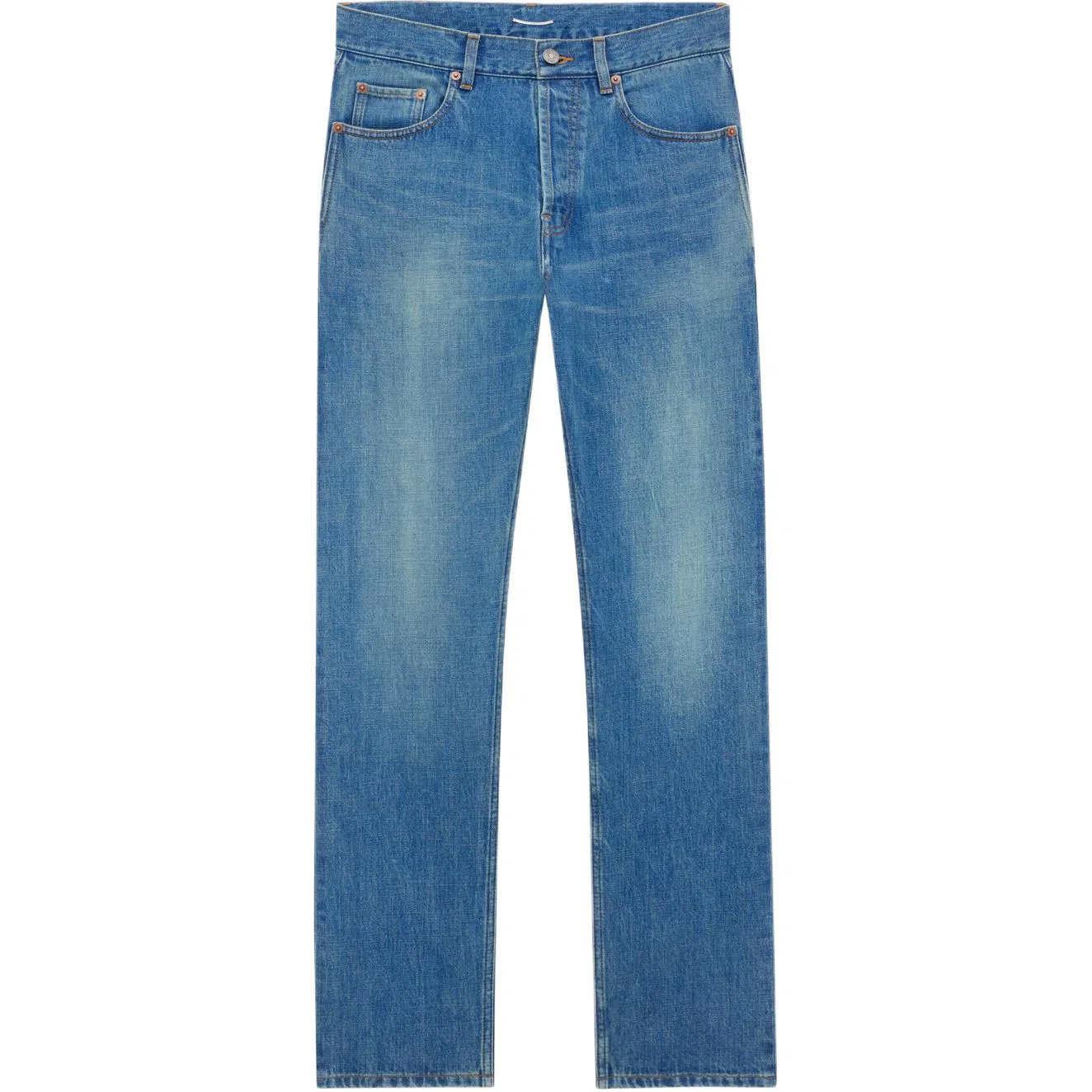 Джинсы Mick Long SAINT LAURENT, Norway Blue Color