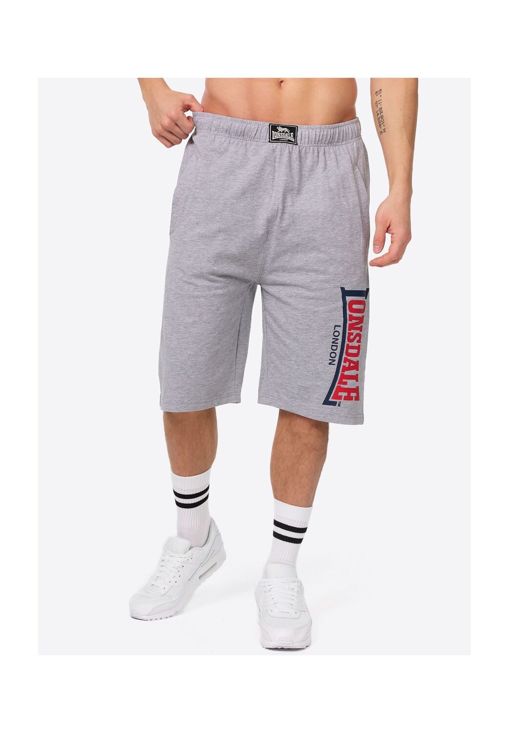 

Мужские шорты стандартного кроя LOGO JAM LONSDALE, цвет Marl Grey