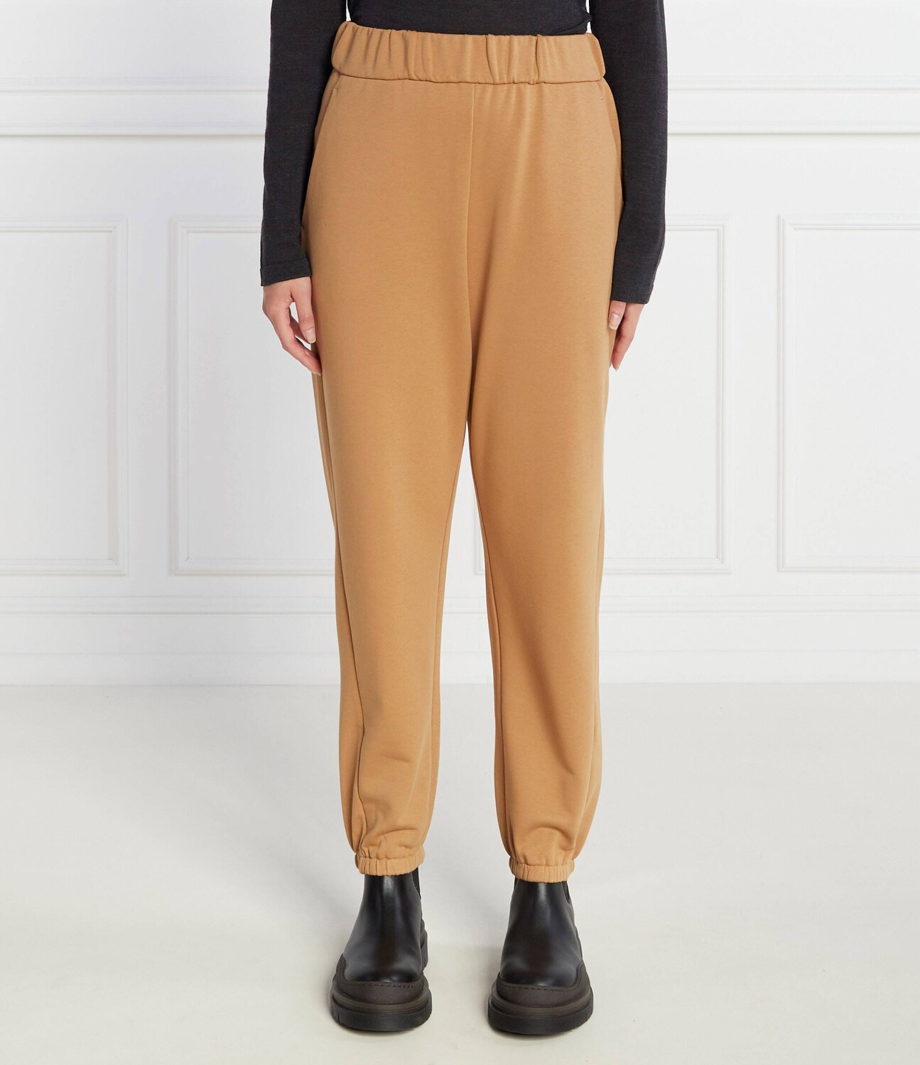 

Спортивные брюки Max Mara Leisure Regular Fit, кэмел