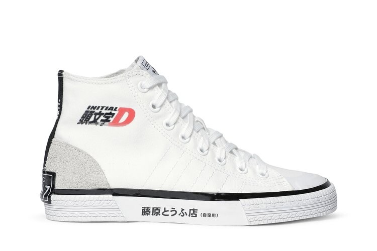

Кроссовки Adidas Initial D x Bait x Nizza High, белый