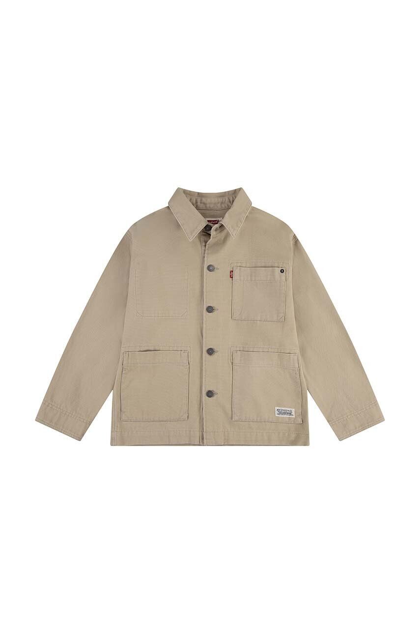 

Детская куртка Levi's CHORE JACKET, бежевый
