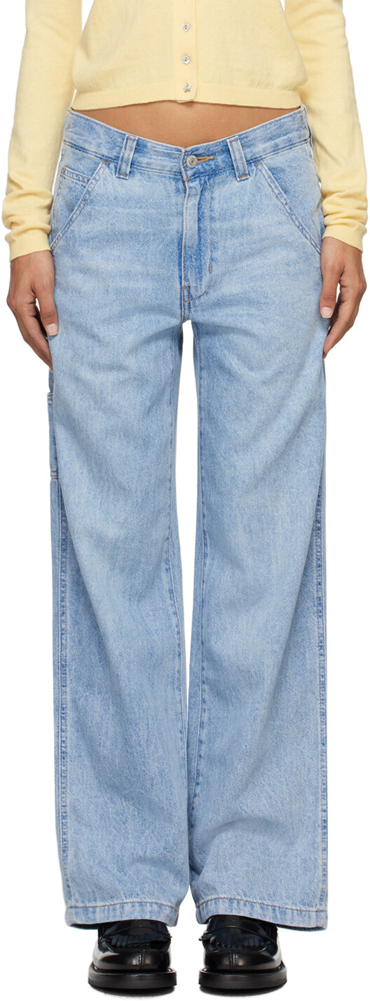 

Синие мешковатые джинсы Carpenter Featherweight Levi's