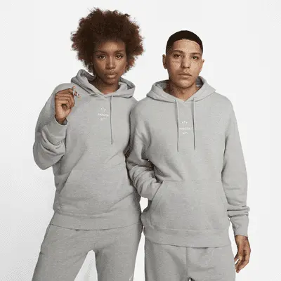 

Худи Nike NOCTA, цвет Dark Grey Heather/Cobalt Tint