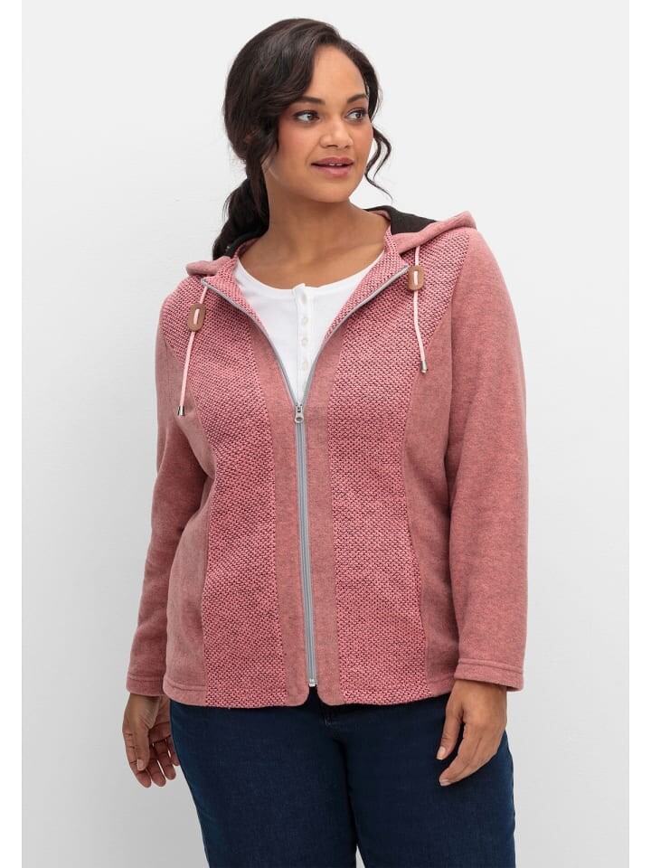 

Куртка sheego Fleecejacke, цвет flamingo