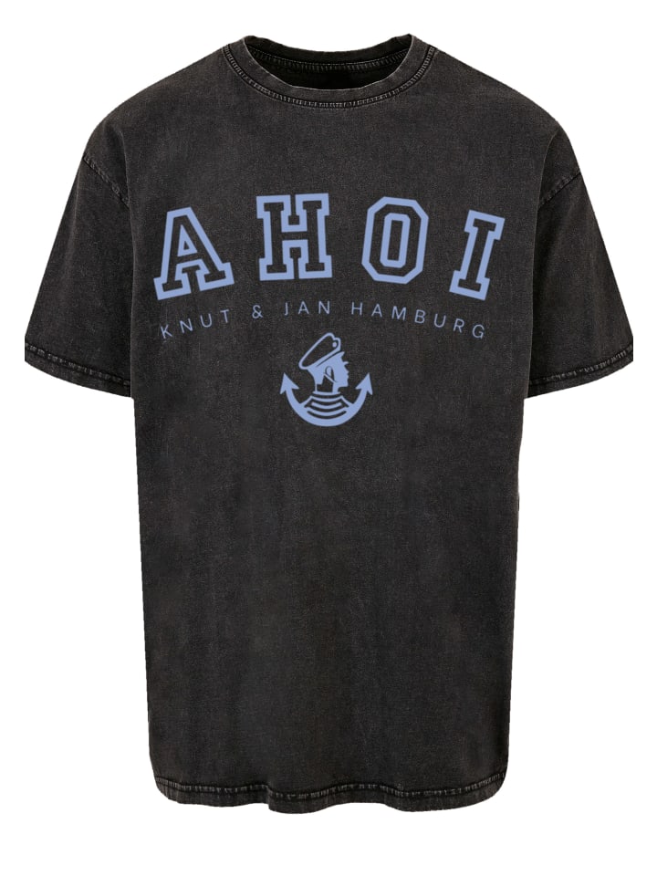 

Винтажная футболка оверсайз Ahoi Knut & Jan Hamburg черного цвета F4NT4STIC, Черный, Винтажная футболка оверсайз Ahoi Knut & Jan Hamburg черного цвета F4NT4STIC