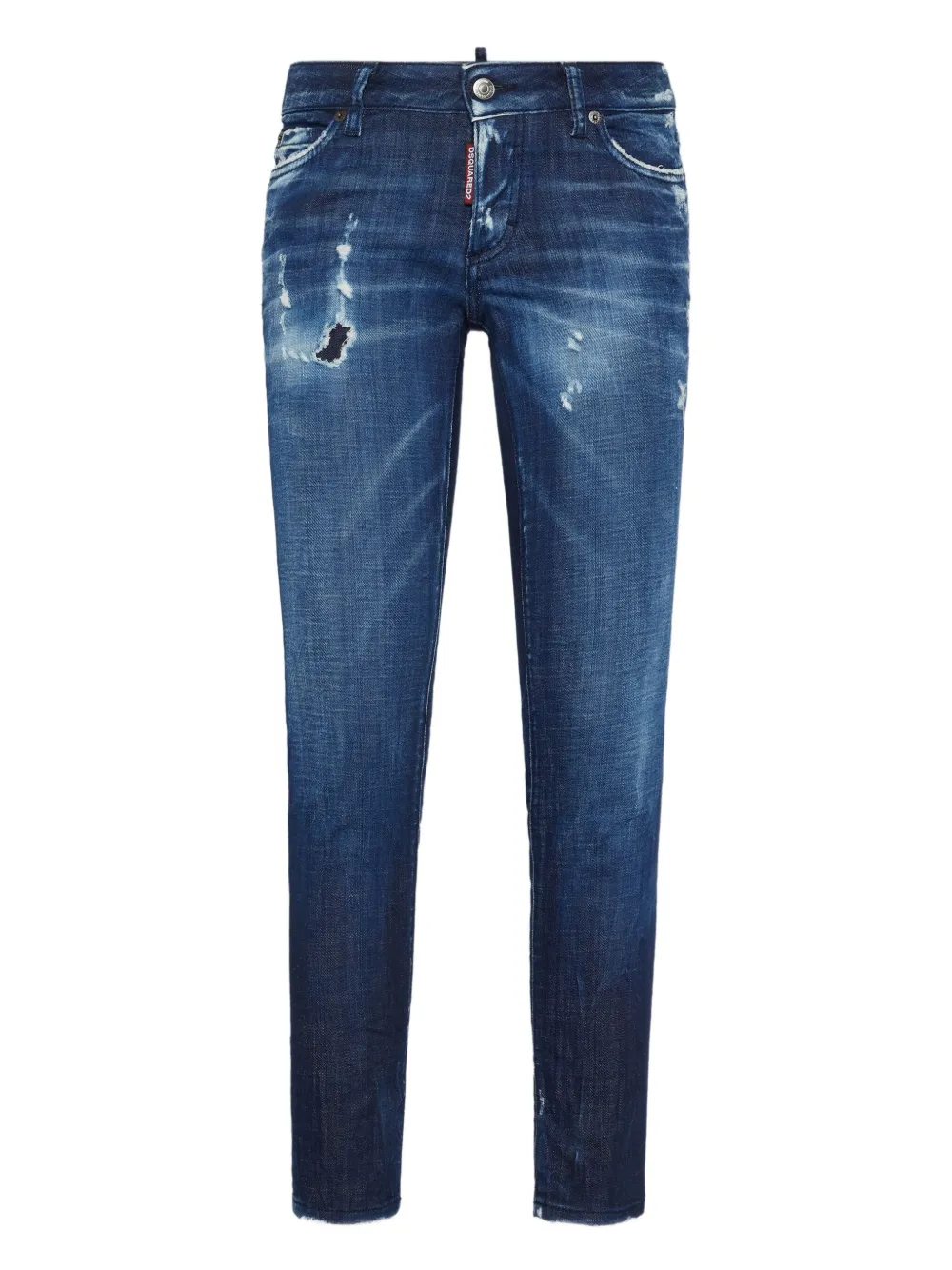 

Джинсы скинни с эффектом потертости DSQUARED2, синий