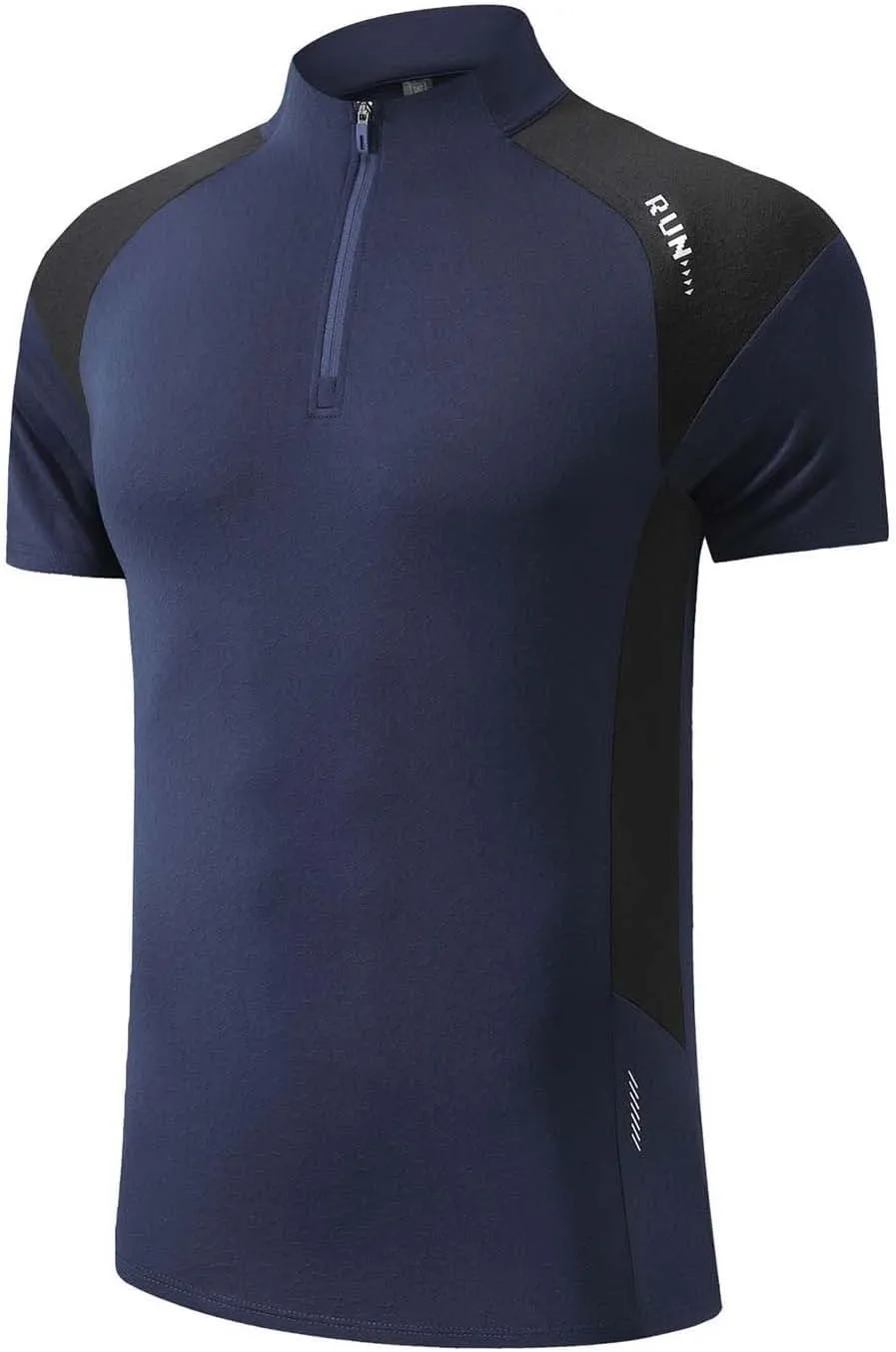 

Футболка Cambkatl мужская Ice Silk Quick Dry с коротким рукавом и воротником-стойкой