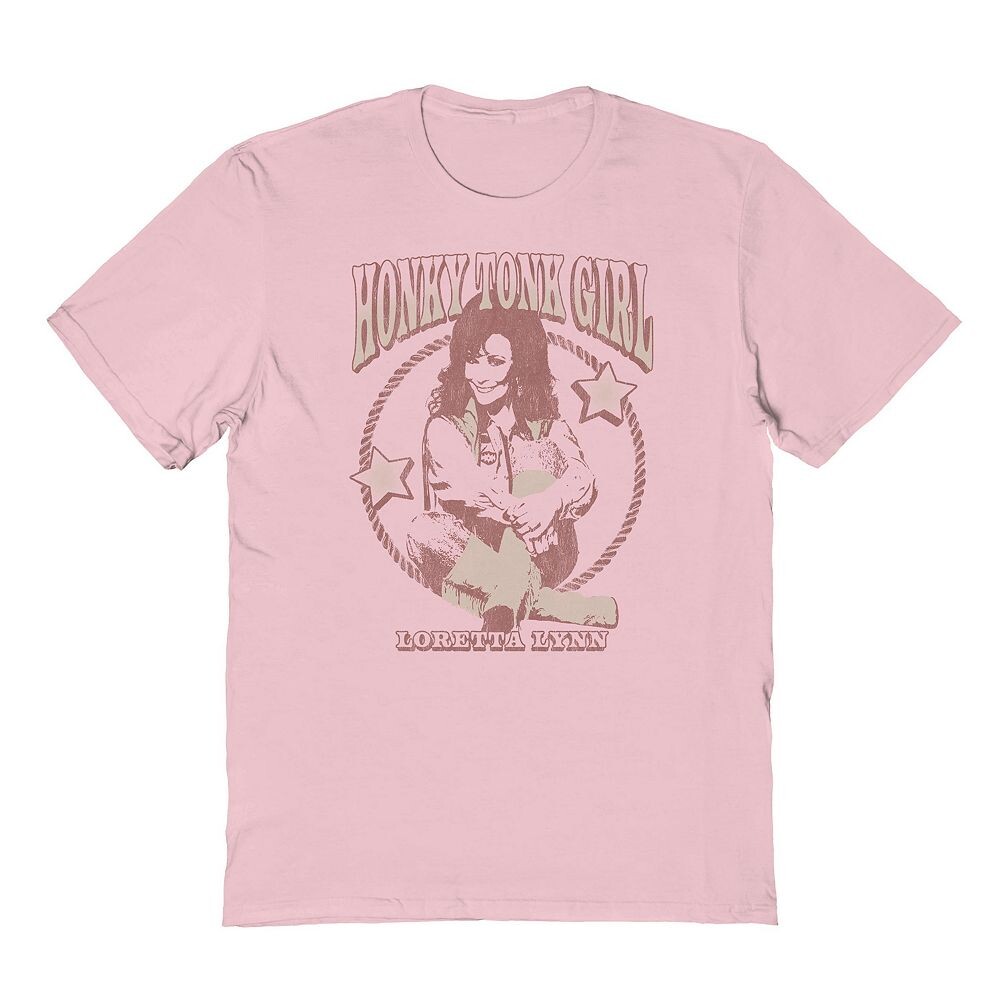 

Мужская футболка с рисунком Honky Tonk Girl Licensed Character, цвет Light Pink