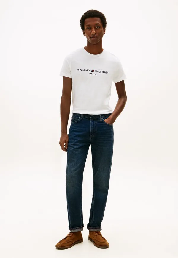 Футболка с принтом логотипа core Tommy Hilfiger, White — фото 2