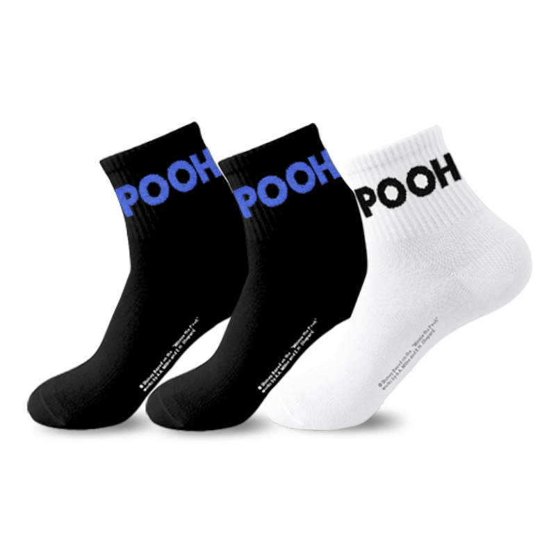 

Набор из 3 пар носков Winnie The Pooh Series Mid Calf Disney, белый
