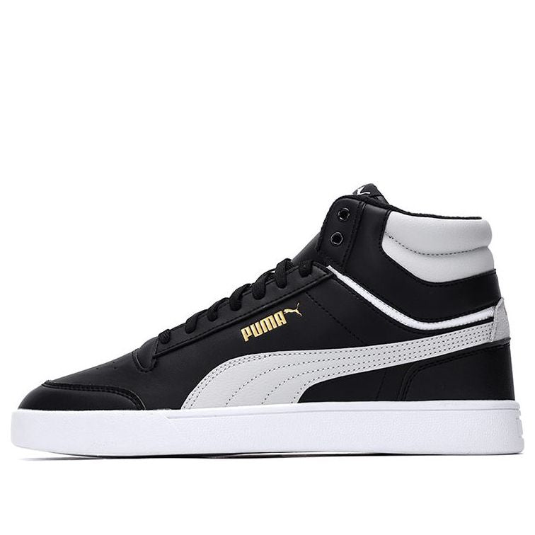 

Кеды PUMA Shuffle Mid WTR 'Black White Team Gold', черный