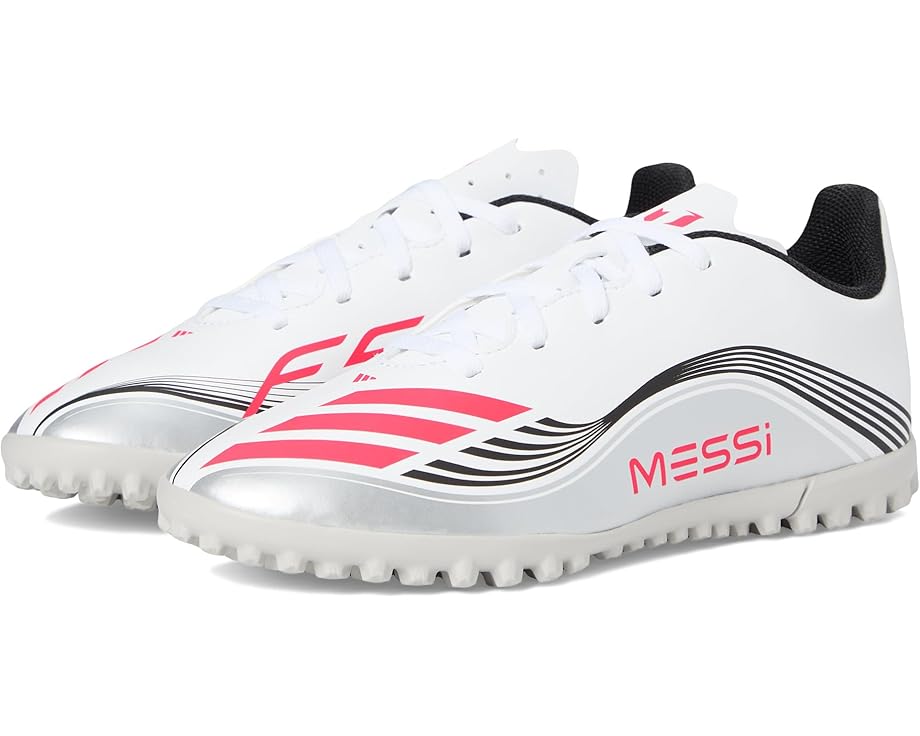 

Кроссовки adidas Kids F50 Messi Club Turf Cleats, цвет White/Lucid Red/Silver Metallic