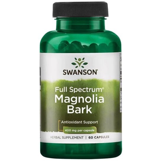

Swanson, Магнолия Кора 400 мг 60 капсул