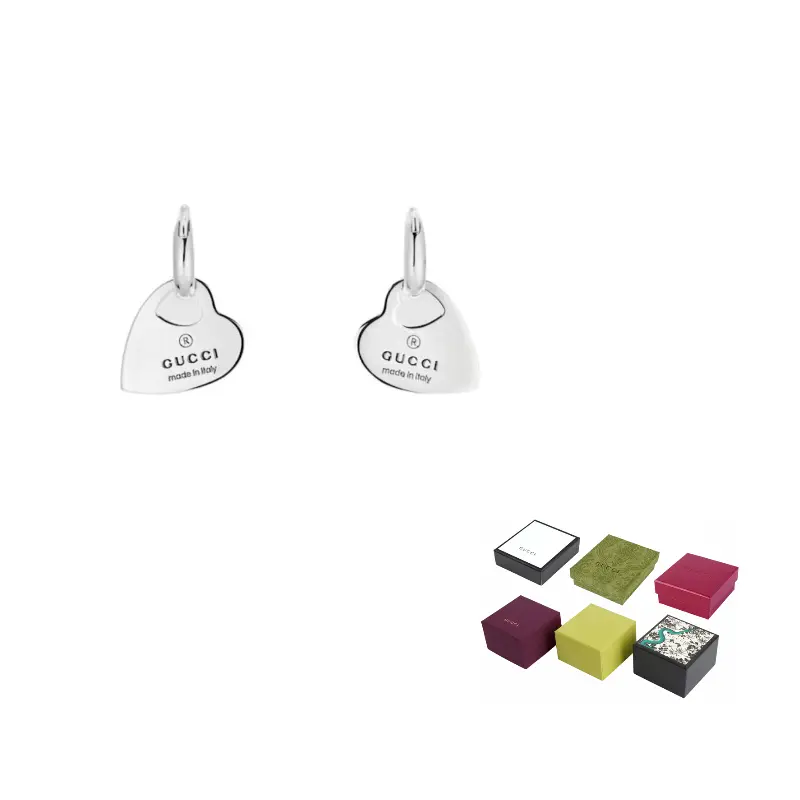 

Gucci Серьги из стерлингового серебра 925 пробы, фирменные, унисекс