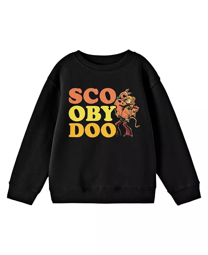 

Черная рубашка с длинными рукавами Scooby Doo Shaggy And Scooby для мальчиков Scooby-Doo, черный