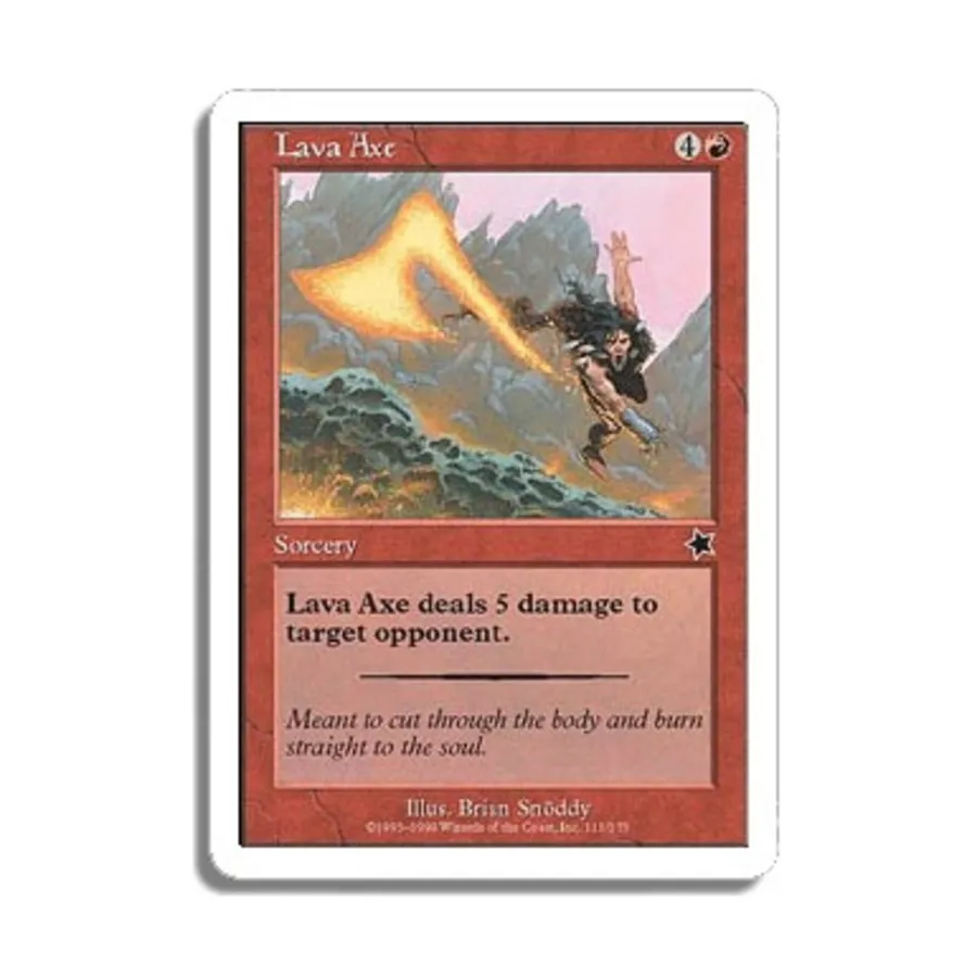 

CCG Лавовый топор (С), MTG - Starter Series (1999)