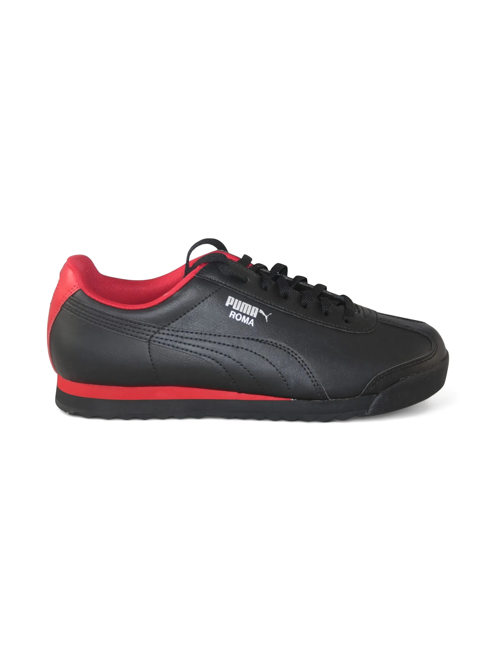 Кроссовки Roma Basic GS Black/Red Puma Kids, черный — фото 2