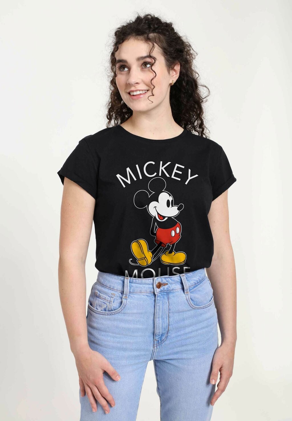 

Футболка с принтом DISNEY CLASSIC MICKEY MICKEY CLASSIC Disney, черный