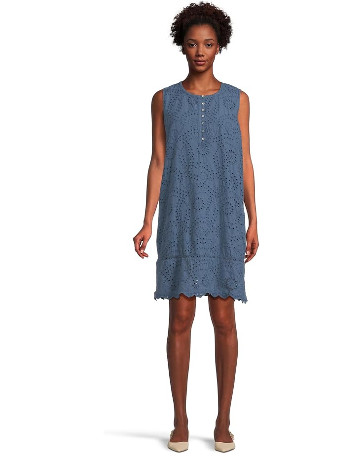 

Платье Mod-o-doc Lace Tank Shift Dress, цвет Pacific Blue