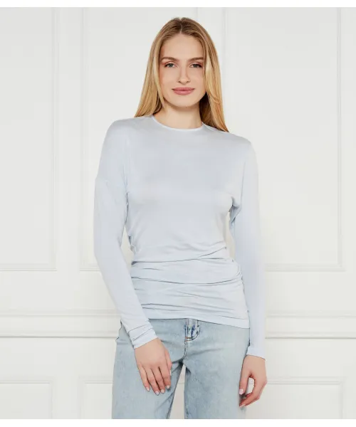 

Блузка Луары Slim fit Max&Co., синий