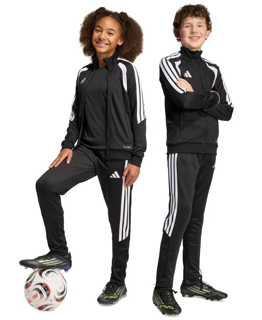 Тренировочные штаны Tiro26 League для мальчиков и девочек 8-20 лет Adidas, белый/черный