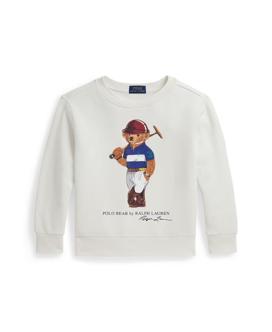 

Флисовая толстовка Polo Bear для мальчиков 2-7 лет Polo Ralph Lauren, Bear Deckwash White