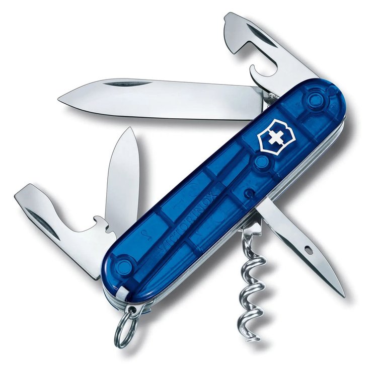 

Нож спартанский синий полупрозрачный Victorinox