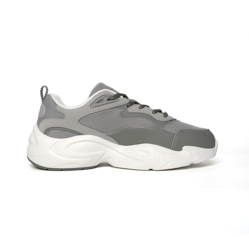 ANTA Кроссовки Planet Low top Casual Chunky мужские, прочные, цвет Gray/Cosmic Gray/Dove Gray — фото 3