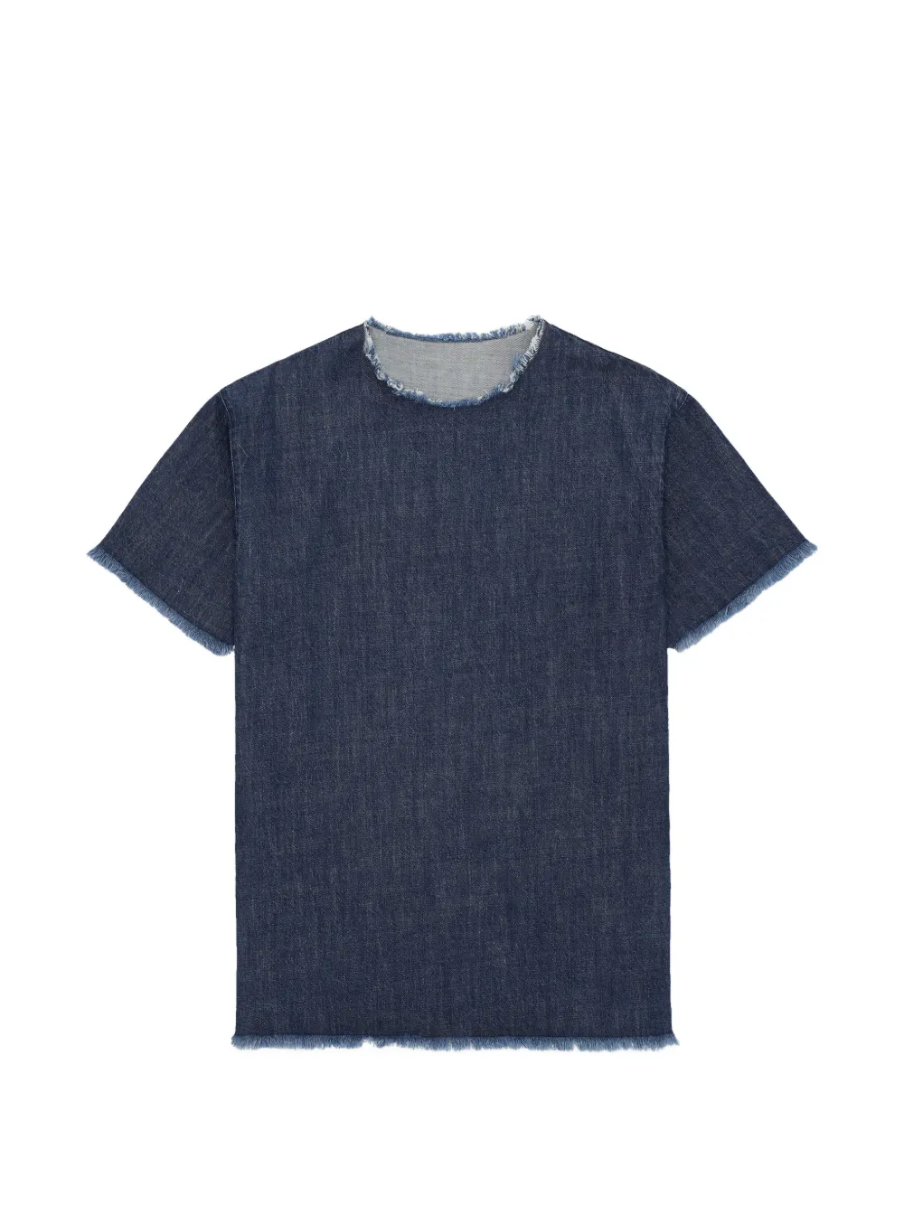 

Мини-платье-футболка с бахромой Fortela, синий