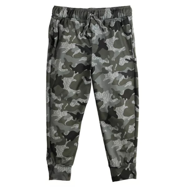 

Детские спортивные штанишки с принтом облаков для мальчиков Jumping Beans, цвет gray camo