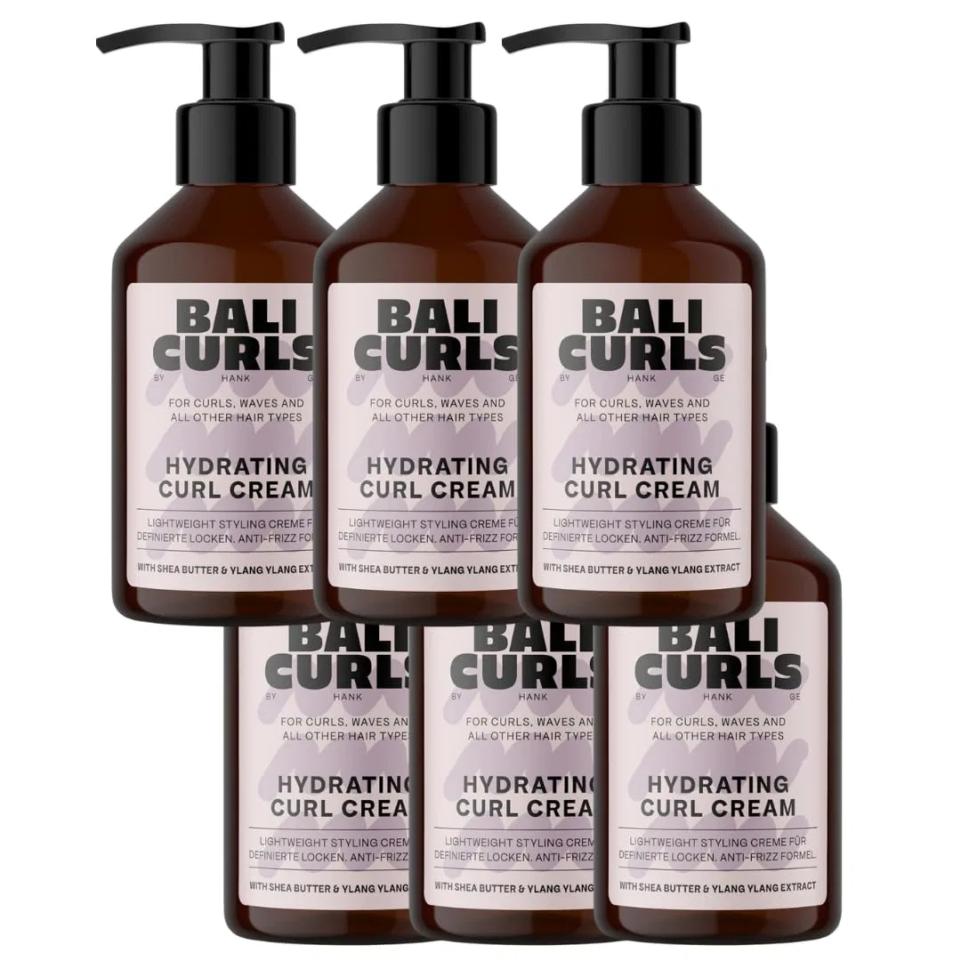 Увлажняющий крем для вьющихся волос Bali Curls Hydrating Curl Cream, 6 x 150 мл Bali Curls By Hank Ge
