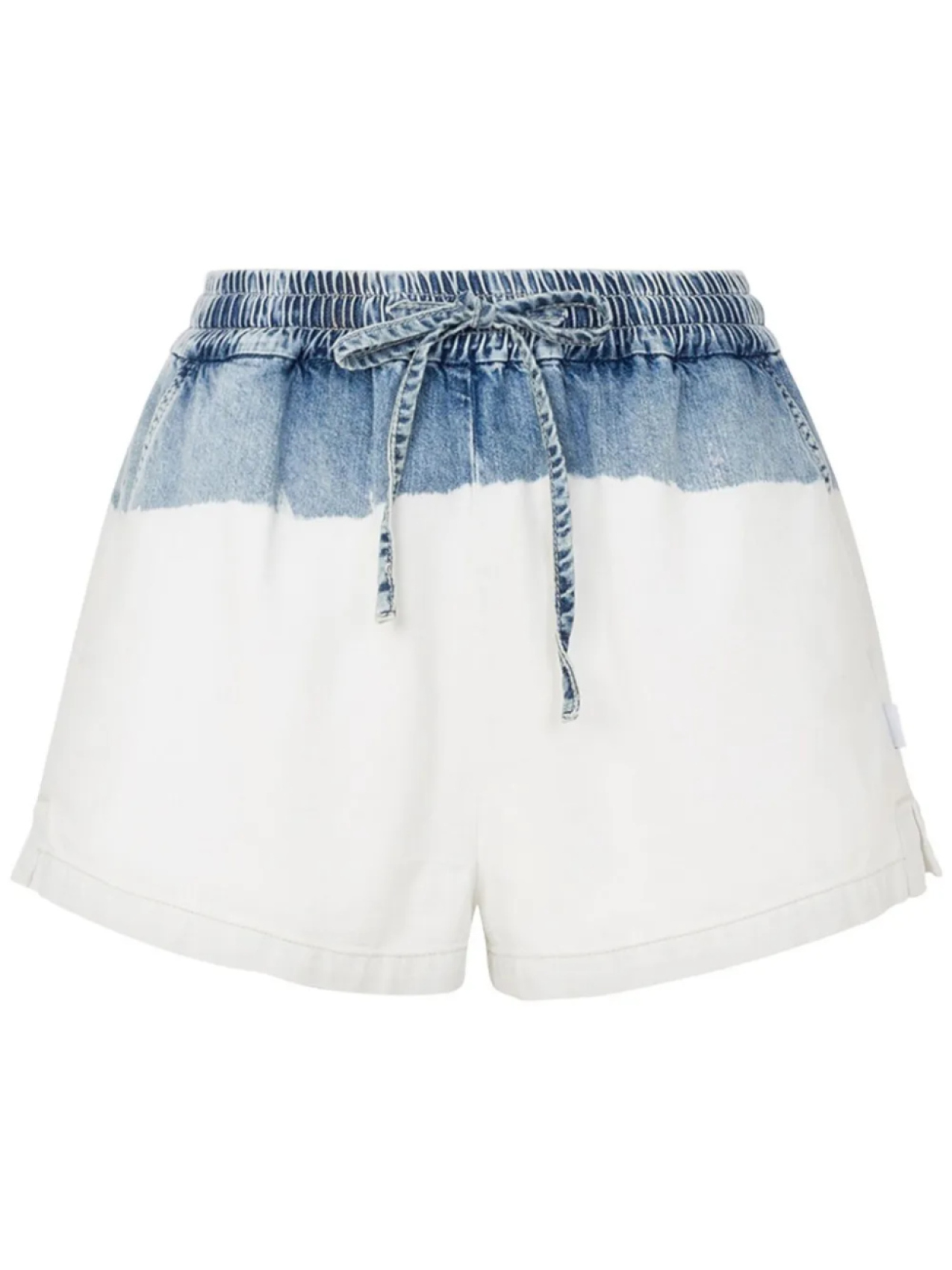 

MOSCHINO JEANS шорты с эффектом градиента, белый