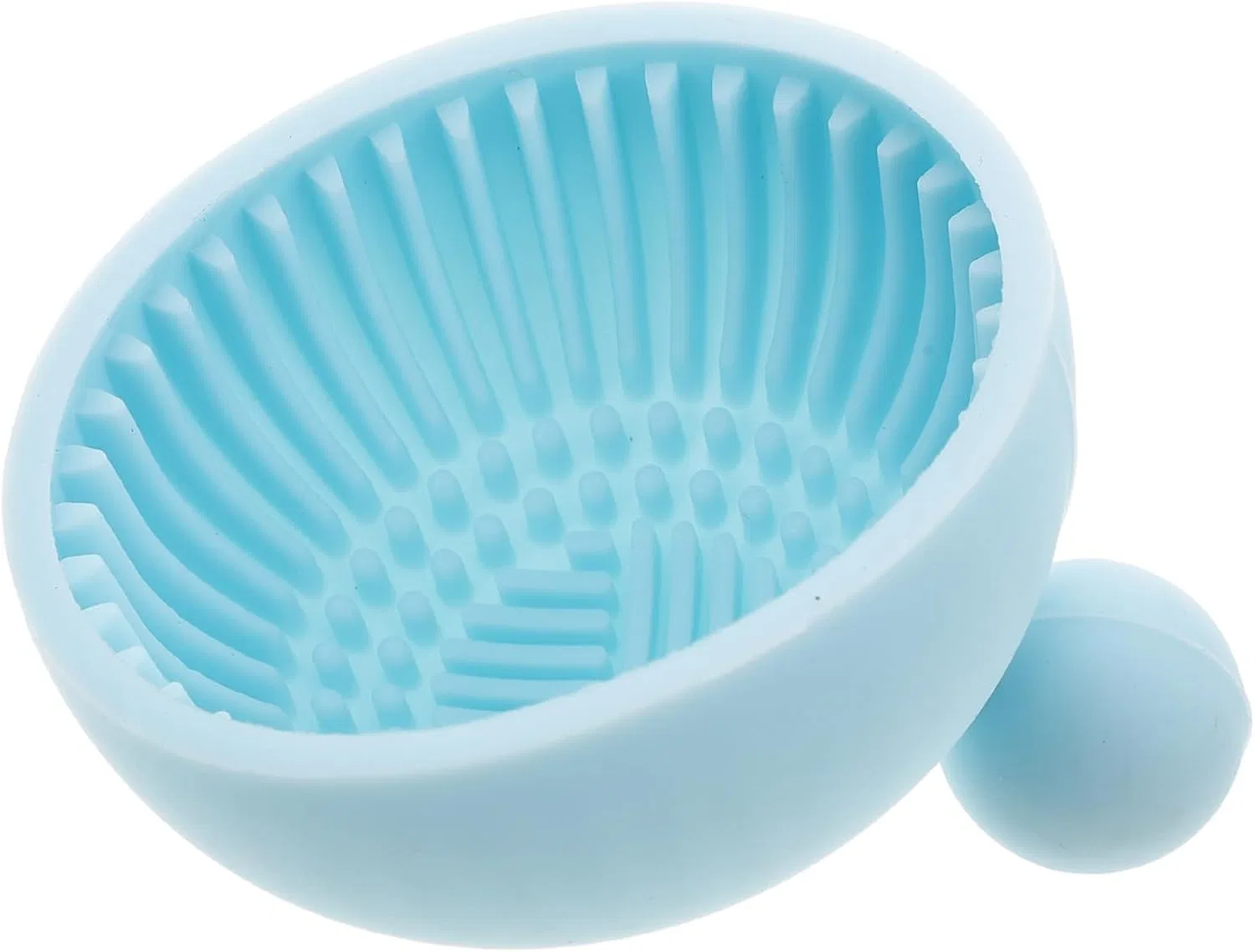 Приспособление для чистки кистей Silicone Brush Cleaning Board Healeved синий