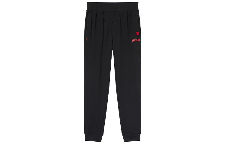 

HUGO BOSS Трикотажные спортивные штаны мужские черные