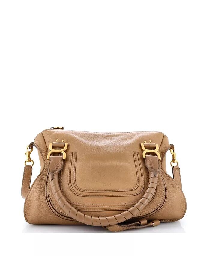 

Маленькая сумка Marcie из кожи Pre-Owned Chloe, коричневый