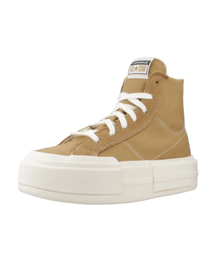 Стильные высокие кроссовки круизного типа Converse, коричневый — фото 2