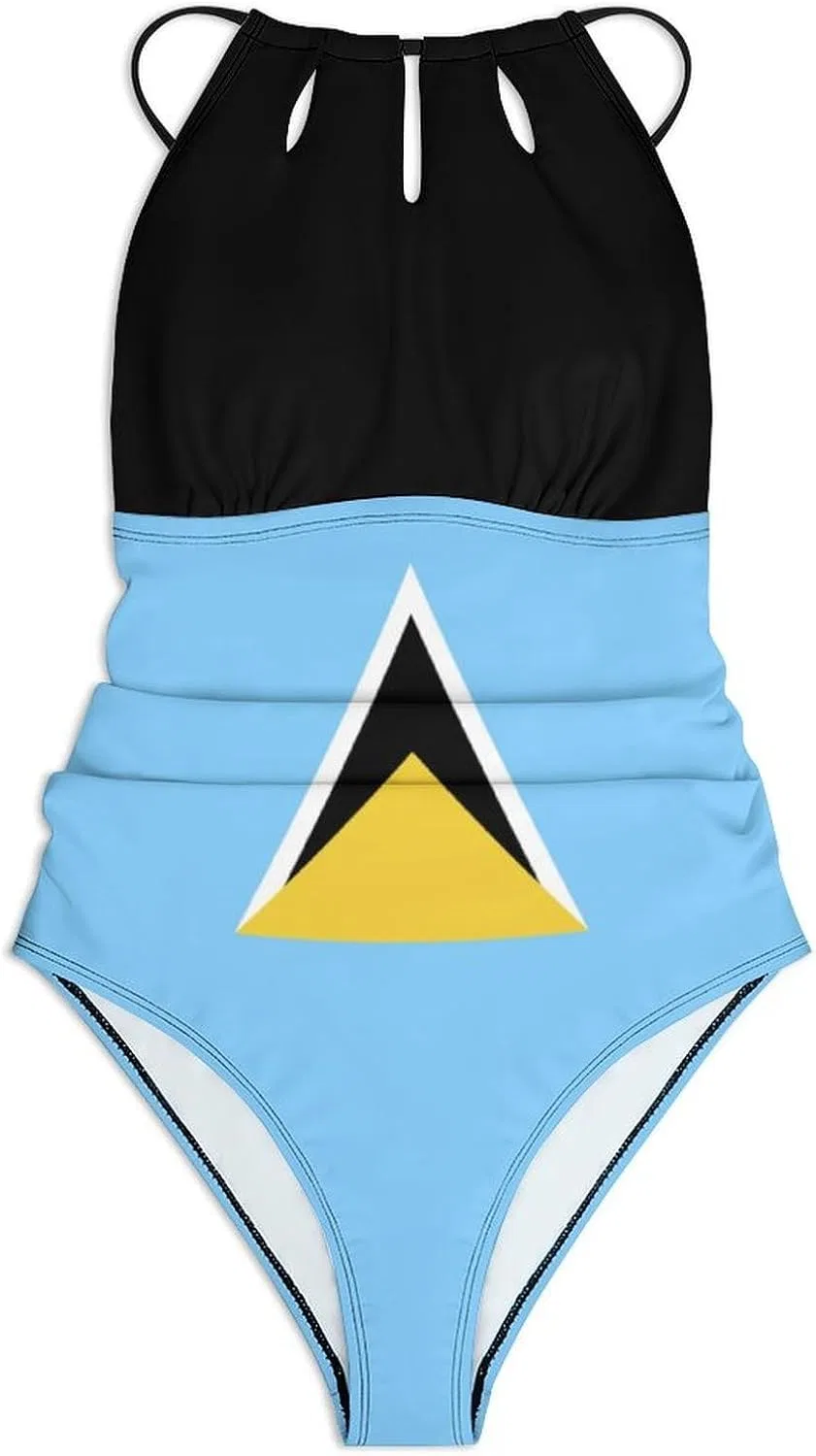 Бикини-купальник Sealand, купальник Principality of Flag для женщин, классический купальник с эффектом пуш-ап — фото 3