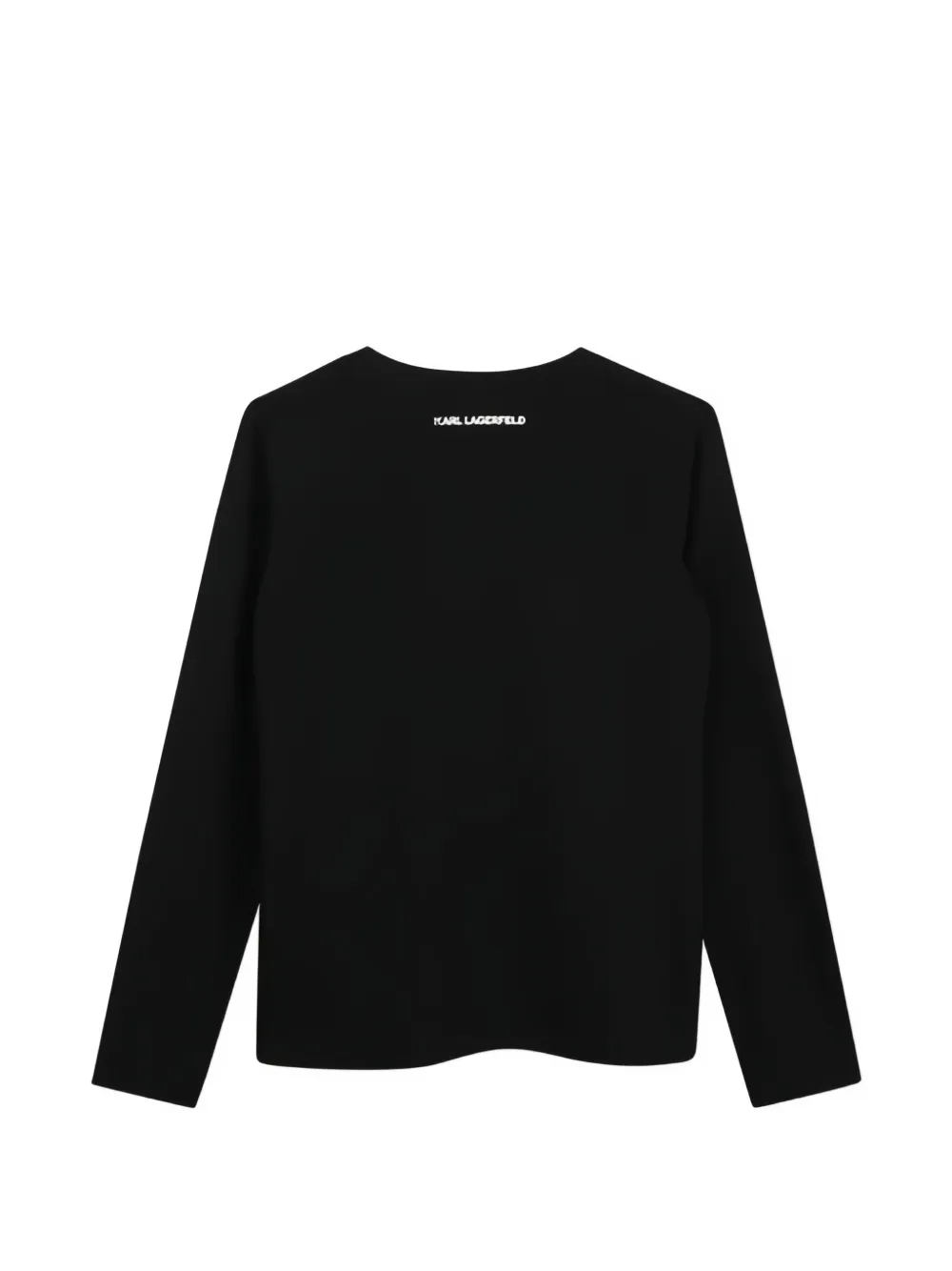 Футболка Karl Lagerfeld Kids, черный — фото 2