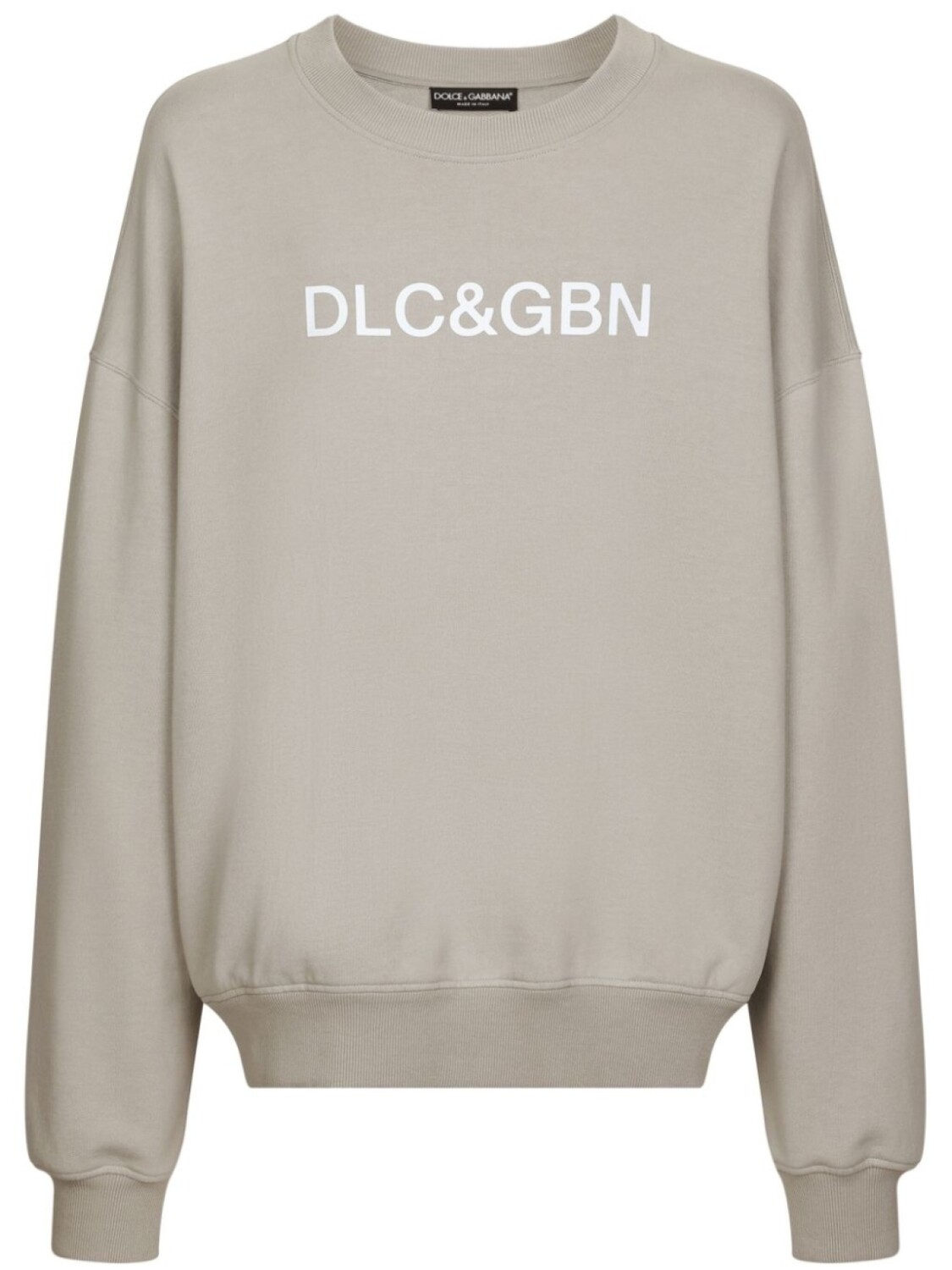 

Dolce & Gabbana толстовка с круглым вырезом и логотипом, нейтральный цвет