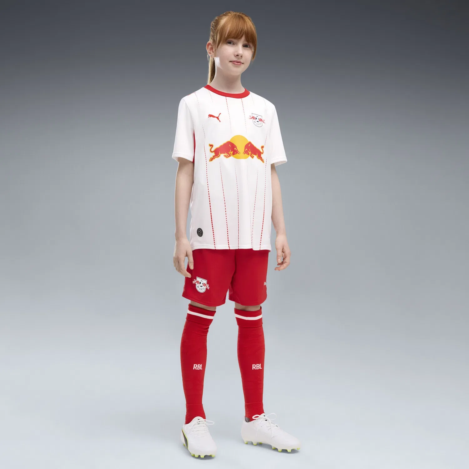 Спортивные брюки Puma Regular Workout Pants RB Leipzig в ярко-красном цвете — фото 3