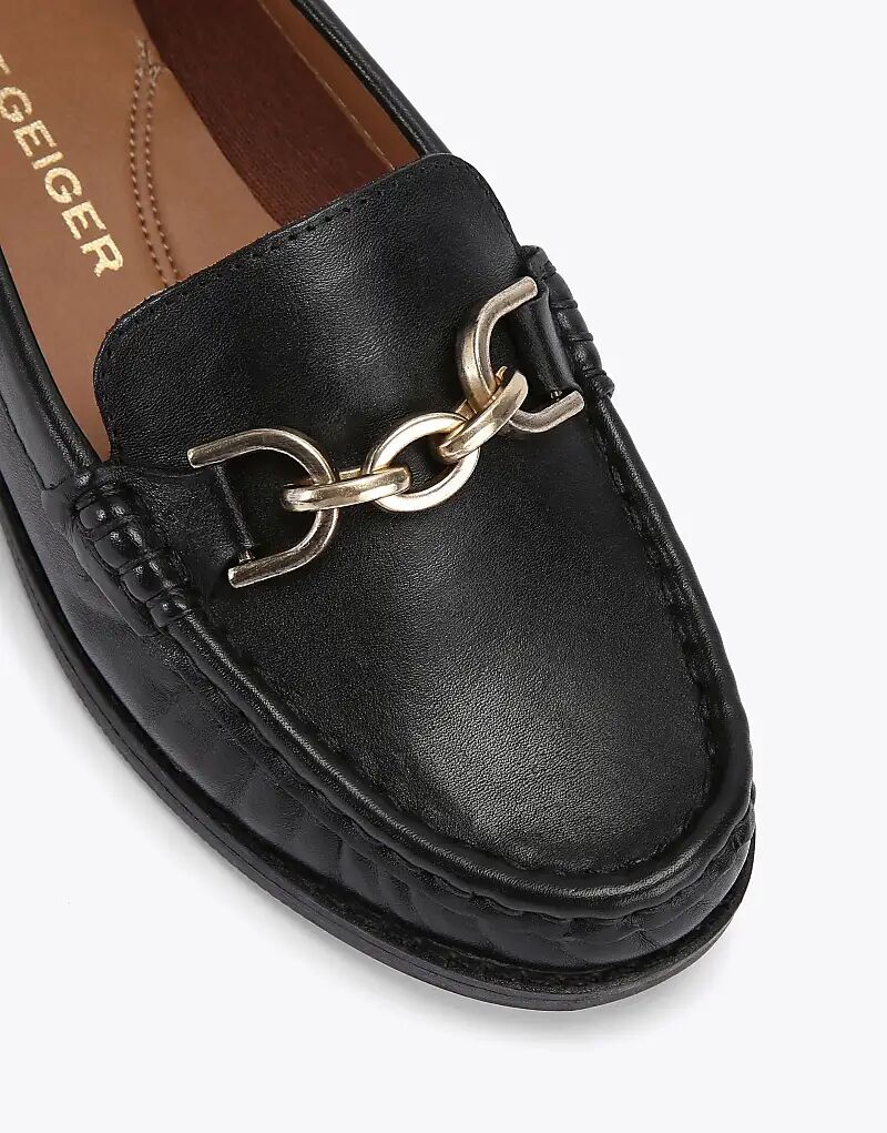 Туфли KG Kurt Geiger Miller на плоской подошве из черной кожи — фото 3