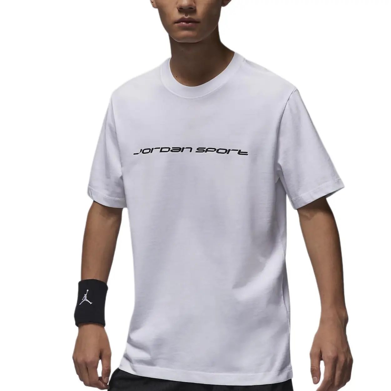 Футболка мужская белая Jordan Sport Dri-FIT — фото 2