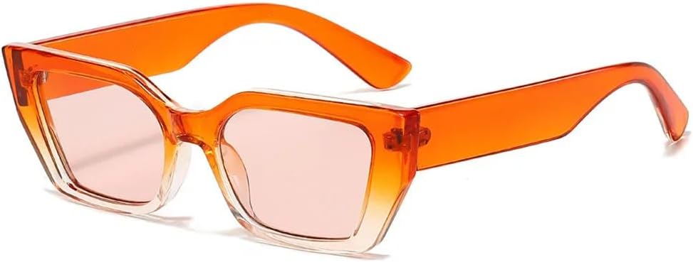 

Женские солнцезащитные очки маленького размера с градиентным переходом цвета «океан», двухцветные, с защитой от УФ-излучения UV400, мужские, для занятий спортом на открытом воздухе, бега и езды generic, Orange