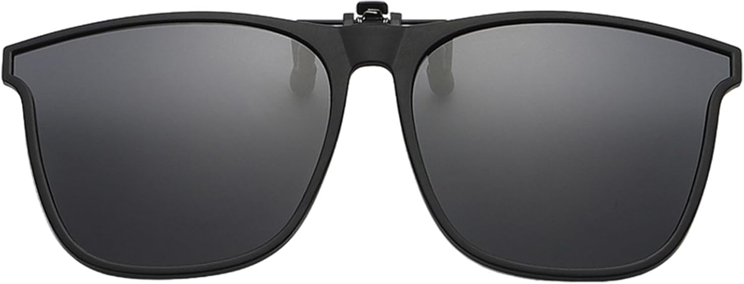 

Крепление для солнцезащитных очков – поляризованные линзы с защитой от УФ-излучения, легкие защитные накладки для очков | Аксессуар для солнцезащитных очков в оправе с защитой от бликов Generic, Dark Gray Colour