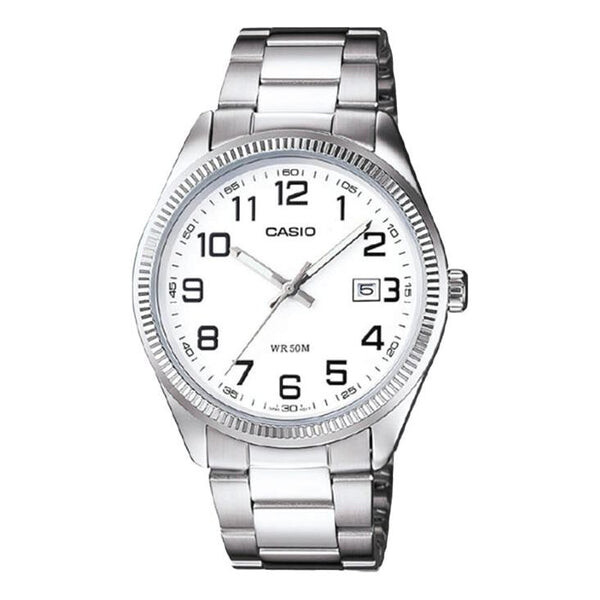 

Часы CASIO Sports Quartz Waterproof Mens White Analog, белый
