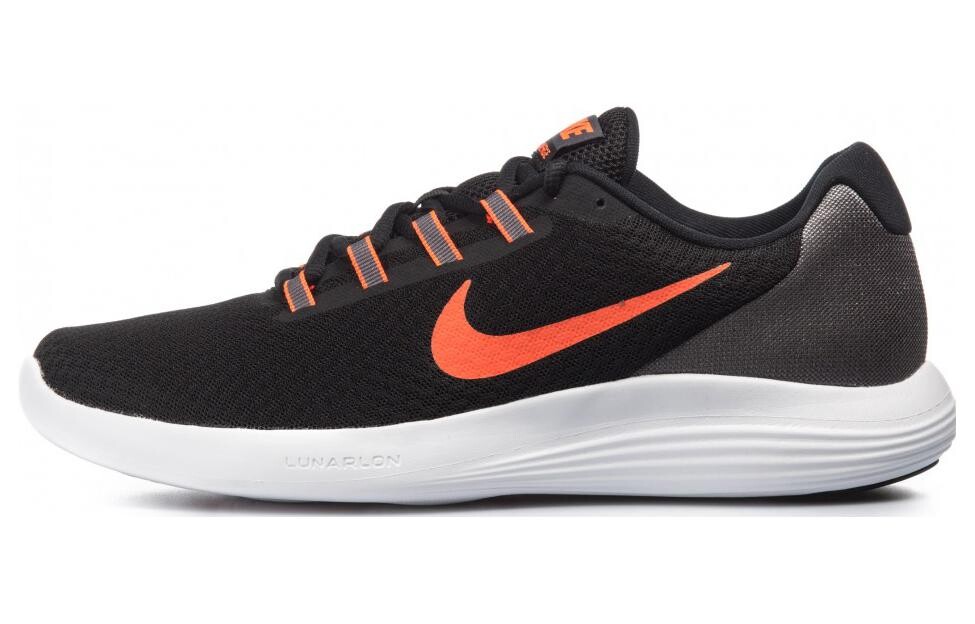 

Кроссовки мужские низкие черные/оранжевые Nike