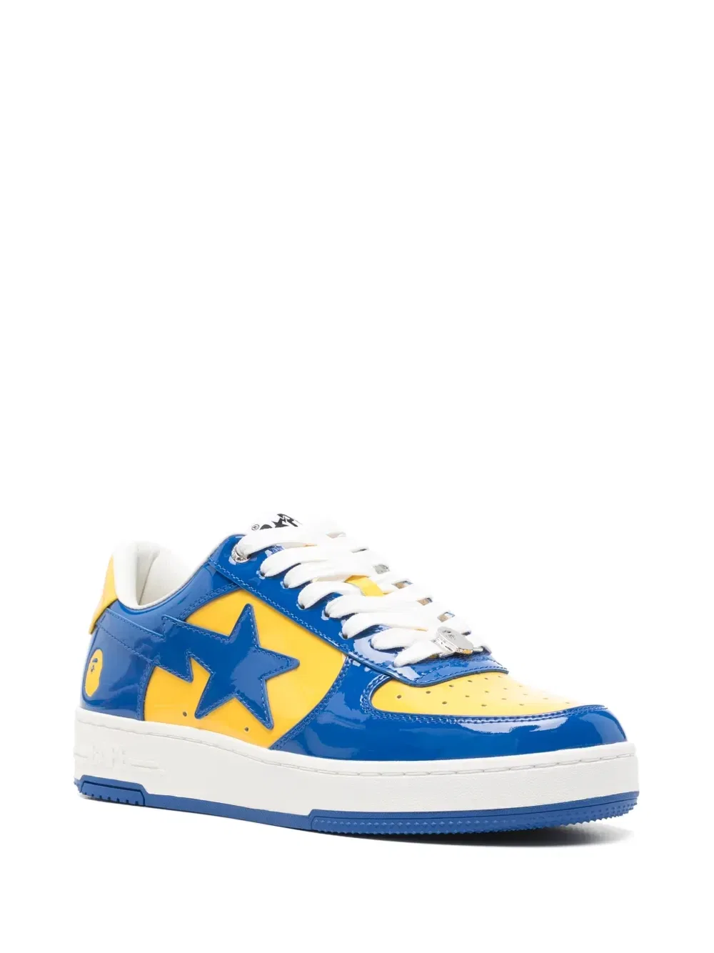 Кроссовки Bape Sta на шнуровке A BATHING APE, синий — фото 2