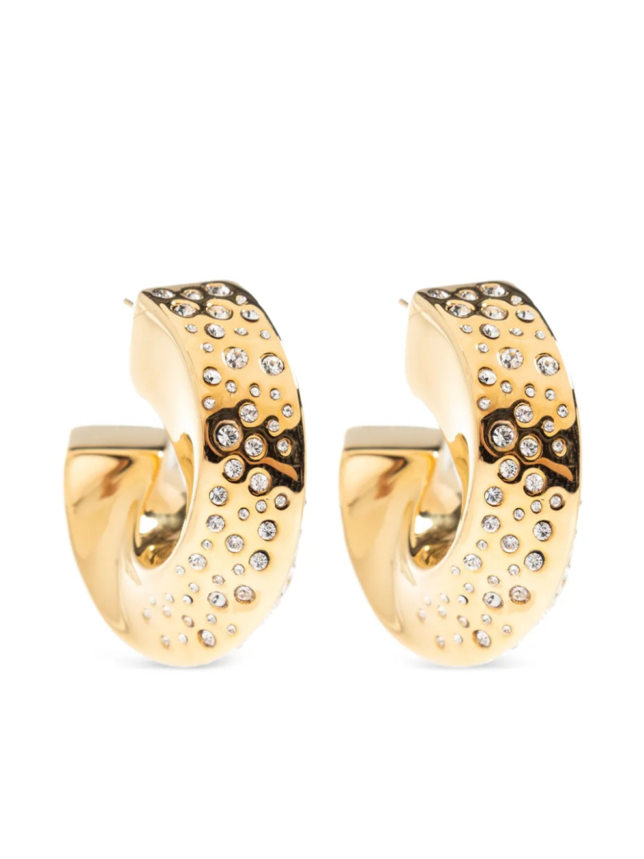 

Серьги, украшенные кристаллами Golden Goose, золотой