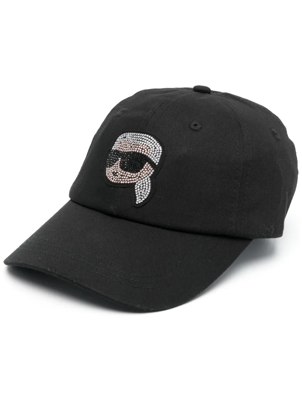 

Бейсболка Ikonik со стразами KARL LAGERFELD
